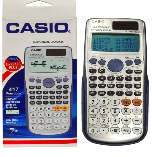 CASIO Scientific Calculator (Model: FX-991ESPLUS) With 417 Functions