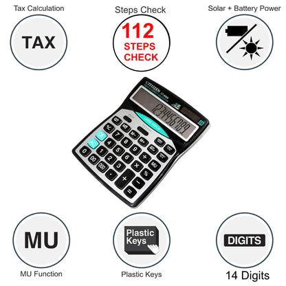 CITIZEN CT 9300-G Calculator With Crystal Buttons | Best Calculator