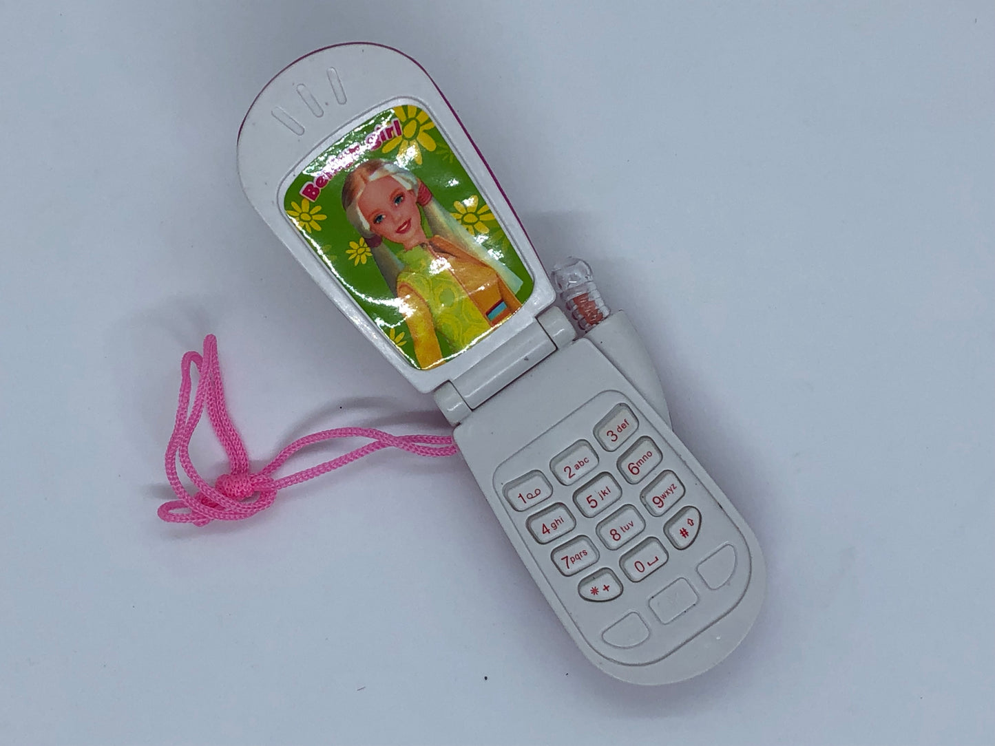 Foldable Fancy Pink Mobile Phone Toy For Baby With 2 Cells | With Different Baby Songs