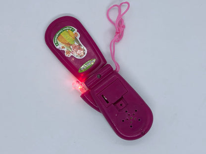 Foldable Fancy Pink Mobile Phone Toy For Baby With 2 Cells | With Different Baby Songs