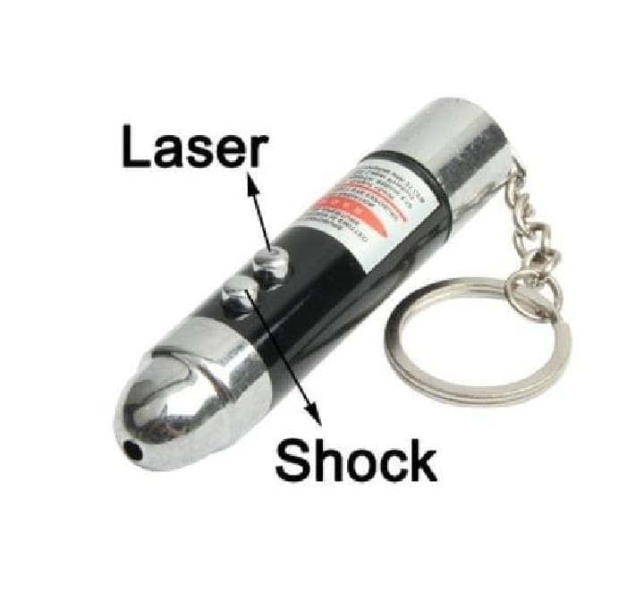 Keychain With Laser Light & Electric Current Feature | Keychain + Laser Light