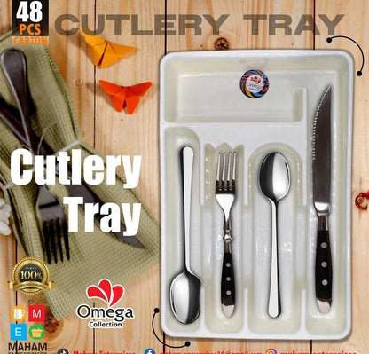 4 Pcs Cutlery Tray Set | Best For Single Person | Best Dinnerware