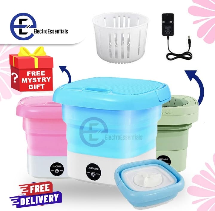 Mini Portable Foldable Washing Machine with Dryer