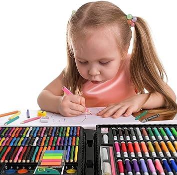 Colouring Kit | 150 Pieces Colour Box Set | Kids Colouring Kit | Multifunctional Colour Box