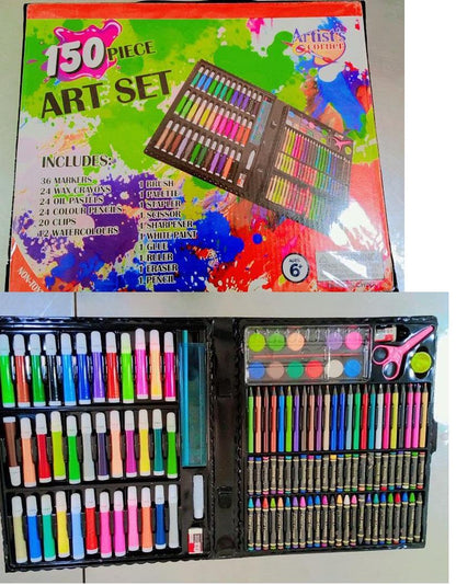 Colouring Kit | 150 Pieces Colour Box Set | Kids Colouring Kit | Multifunctional Colour Box