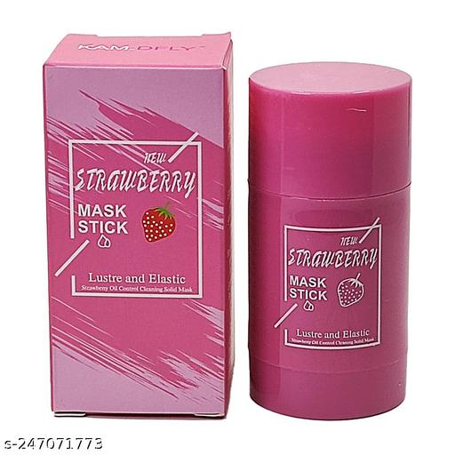 Strawberry Face Mask Stick For Black Head Removal And Oil Control | Easy To Use